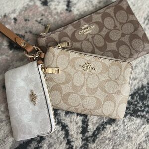 Coach Wristlet Trio